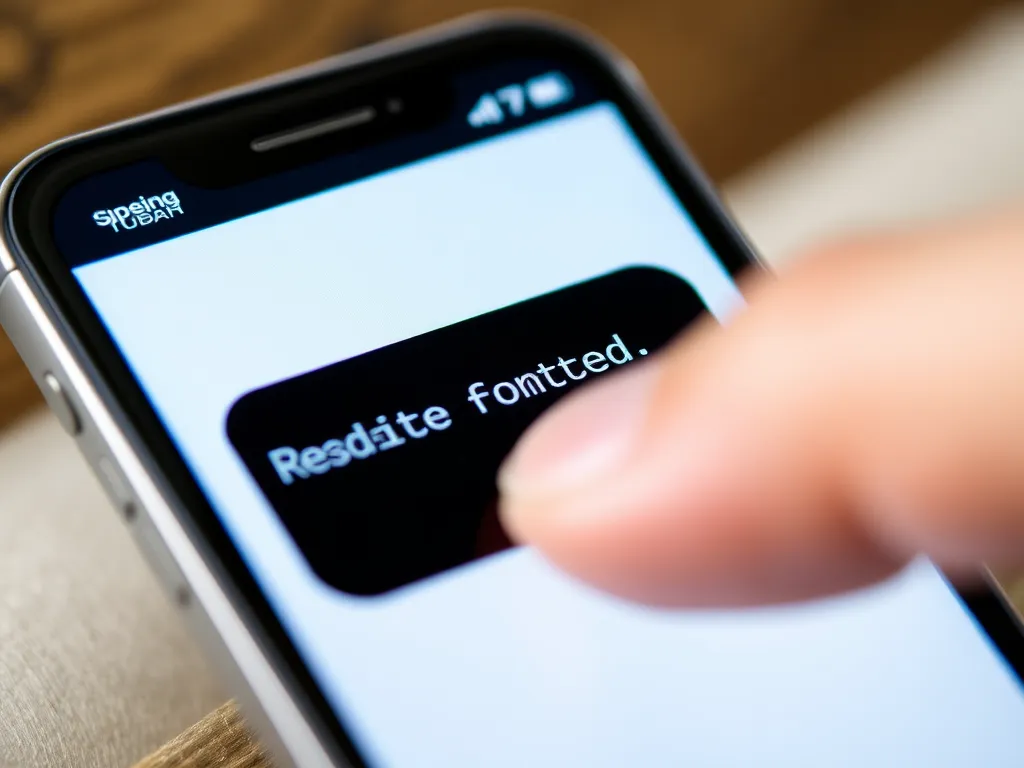 Jak zmniejszyć i powiększyć czcionkę w wiadomościach SMS?