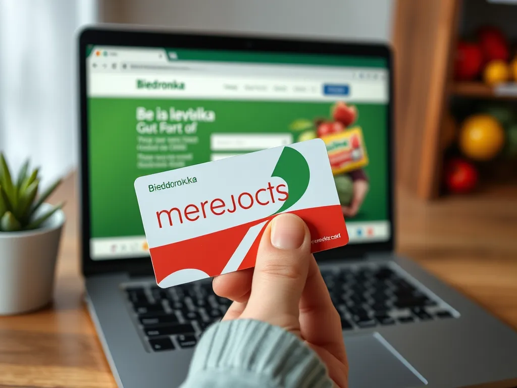 Jak zarejestrować kartę biedronki przez Internet?